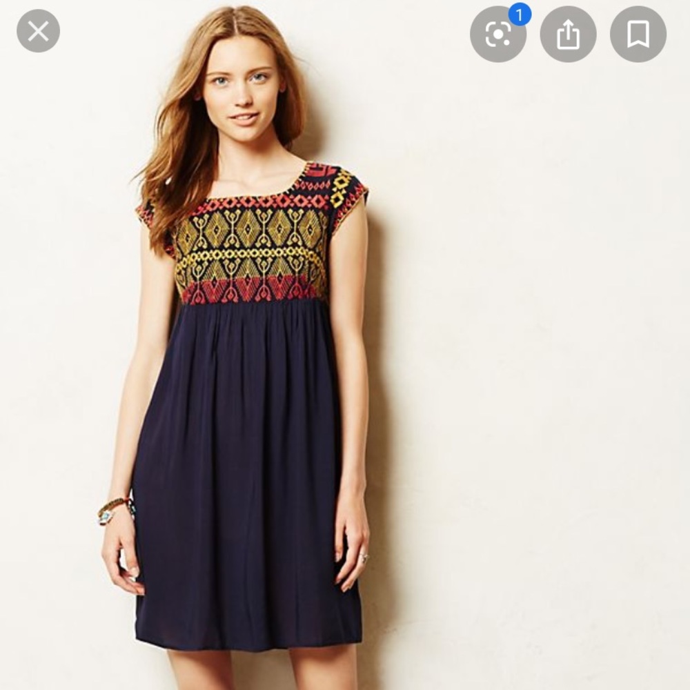 Anthropologie Petra Swing Dress